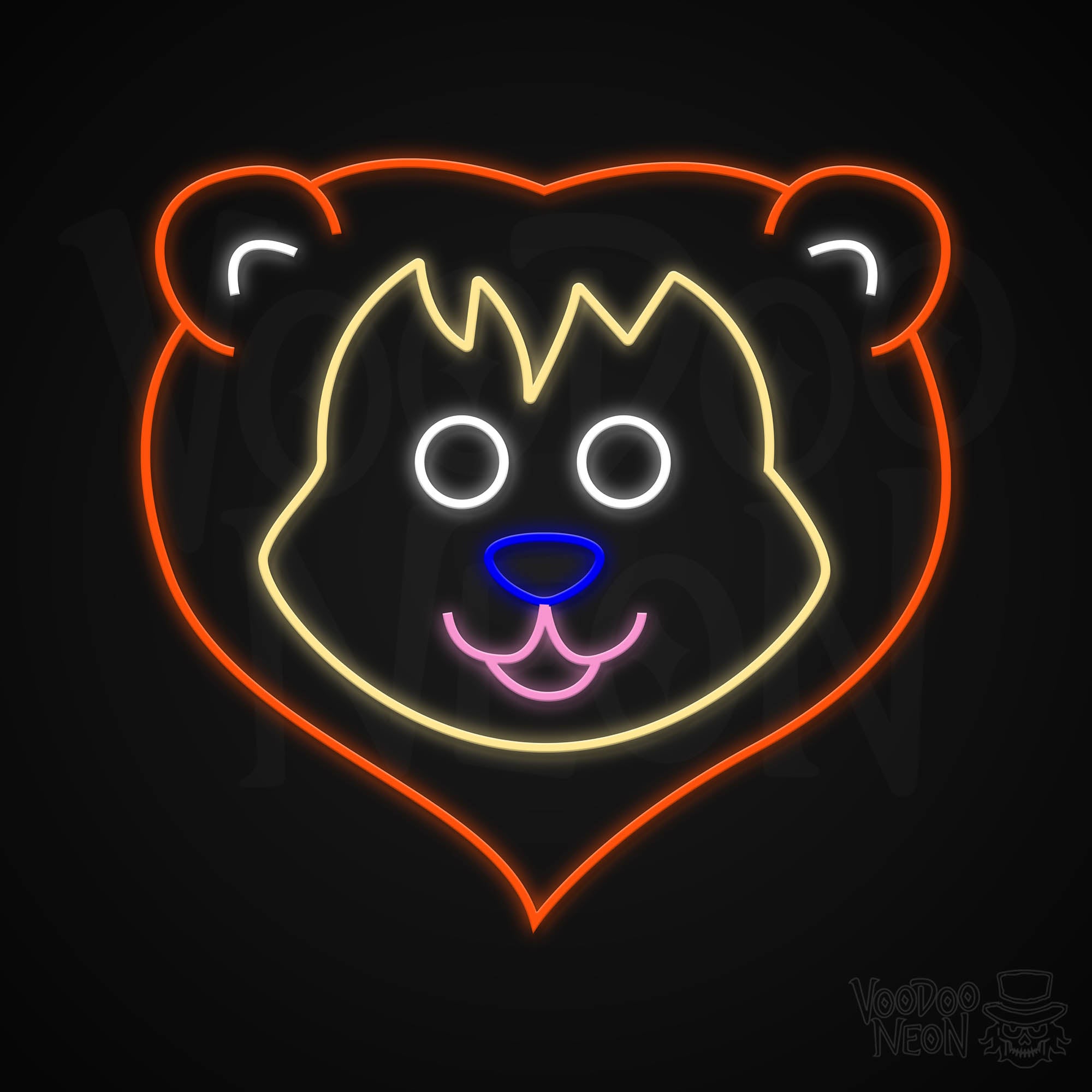 Lion Neon Sign