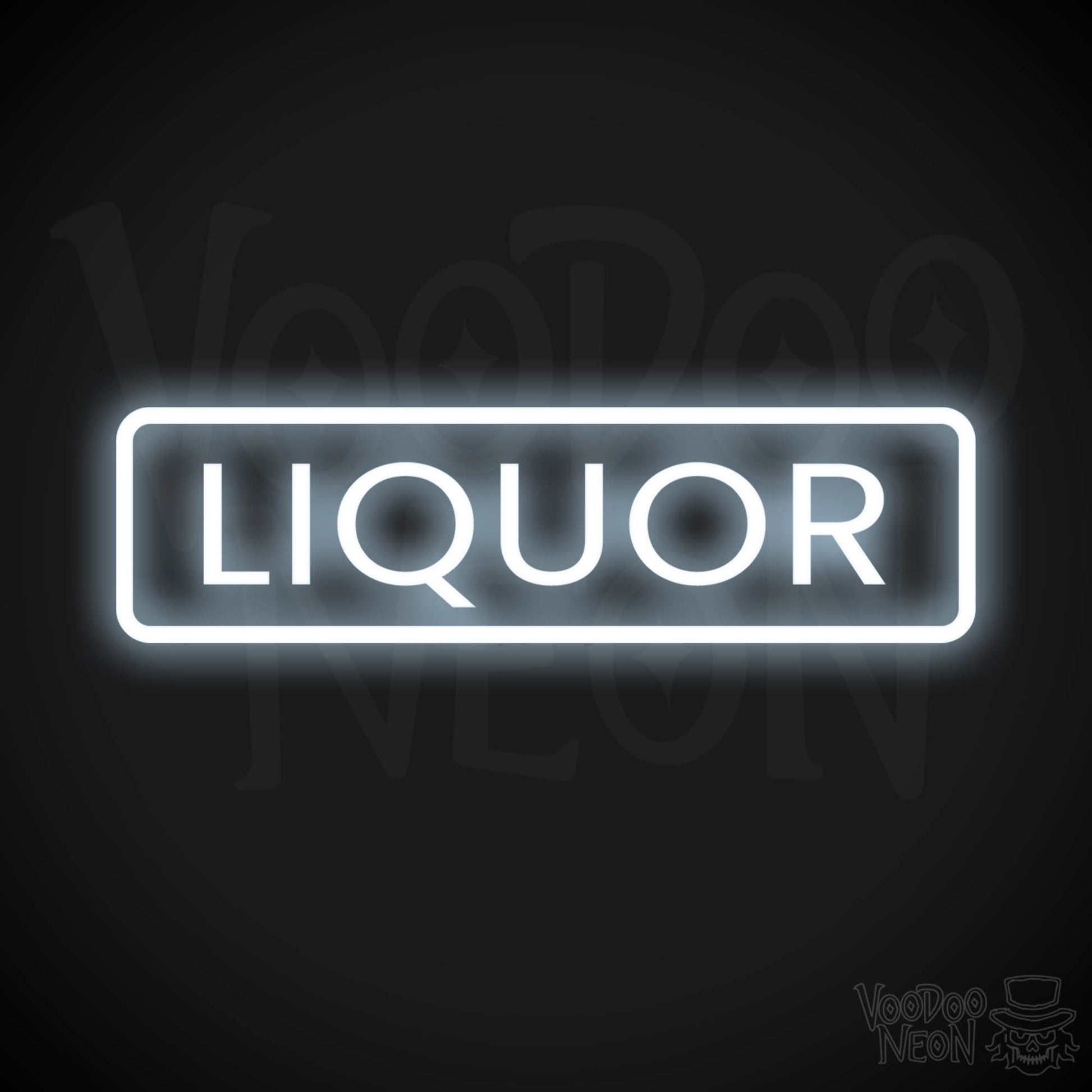 Liquor Store LED Neon - Cool White