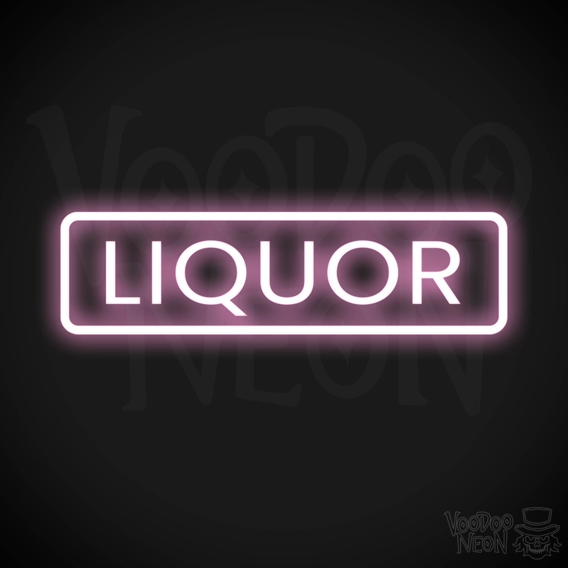 Liquor Store LED Neon - Light Pink
