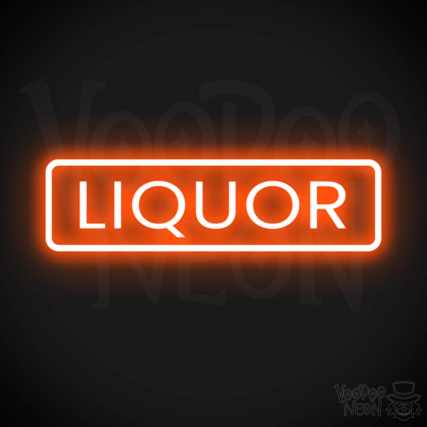 Liquor Store LED Neon - Orange