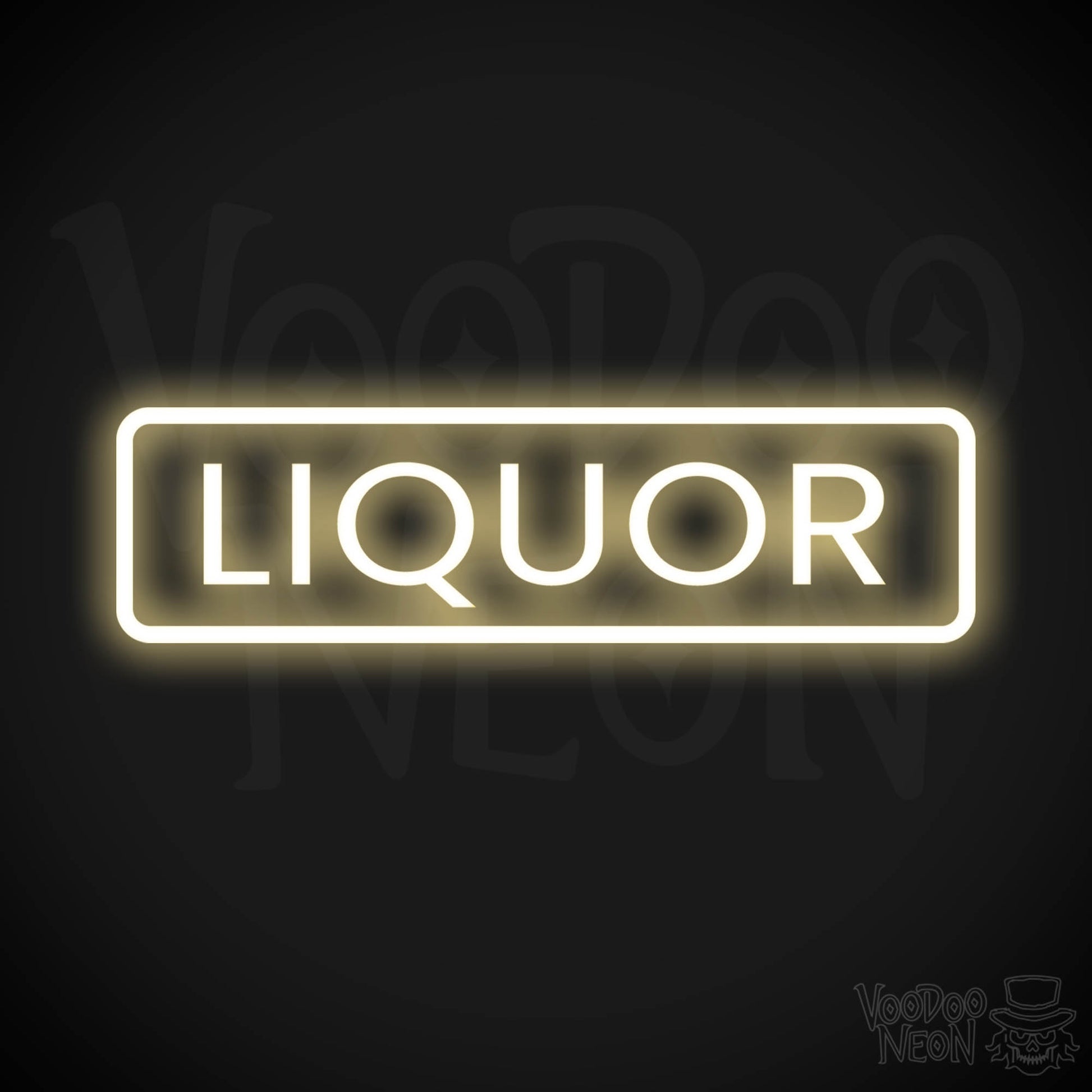 Liquor Store LED Neon - Warm White