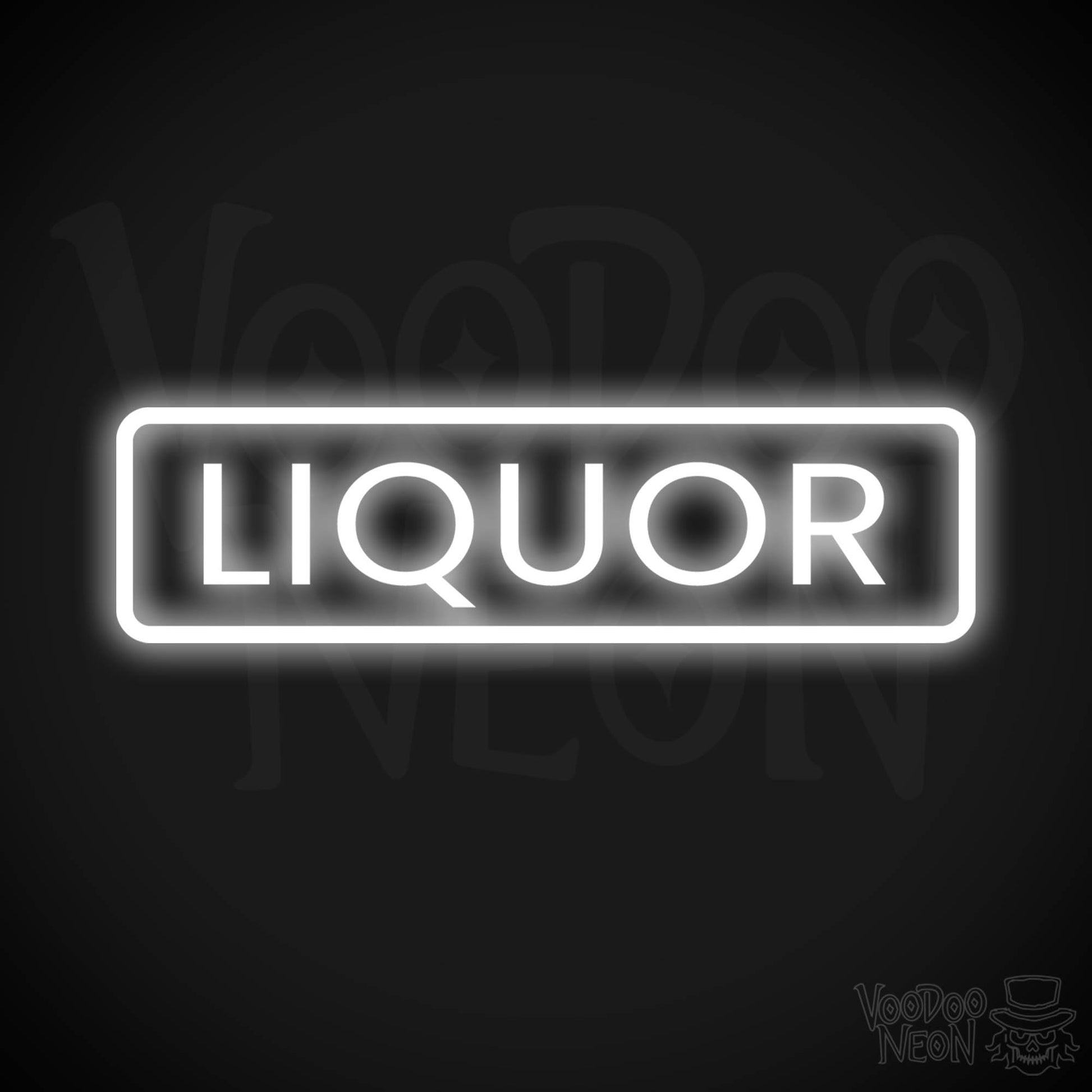 Liquor Store LED Neon - White