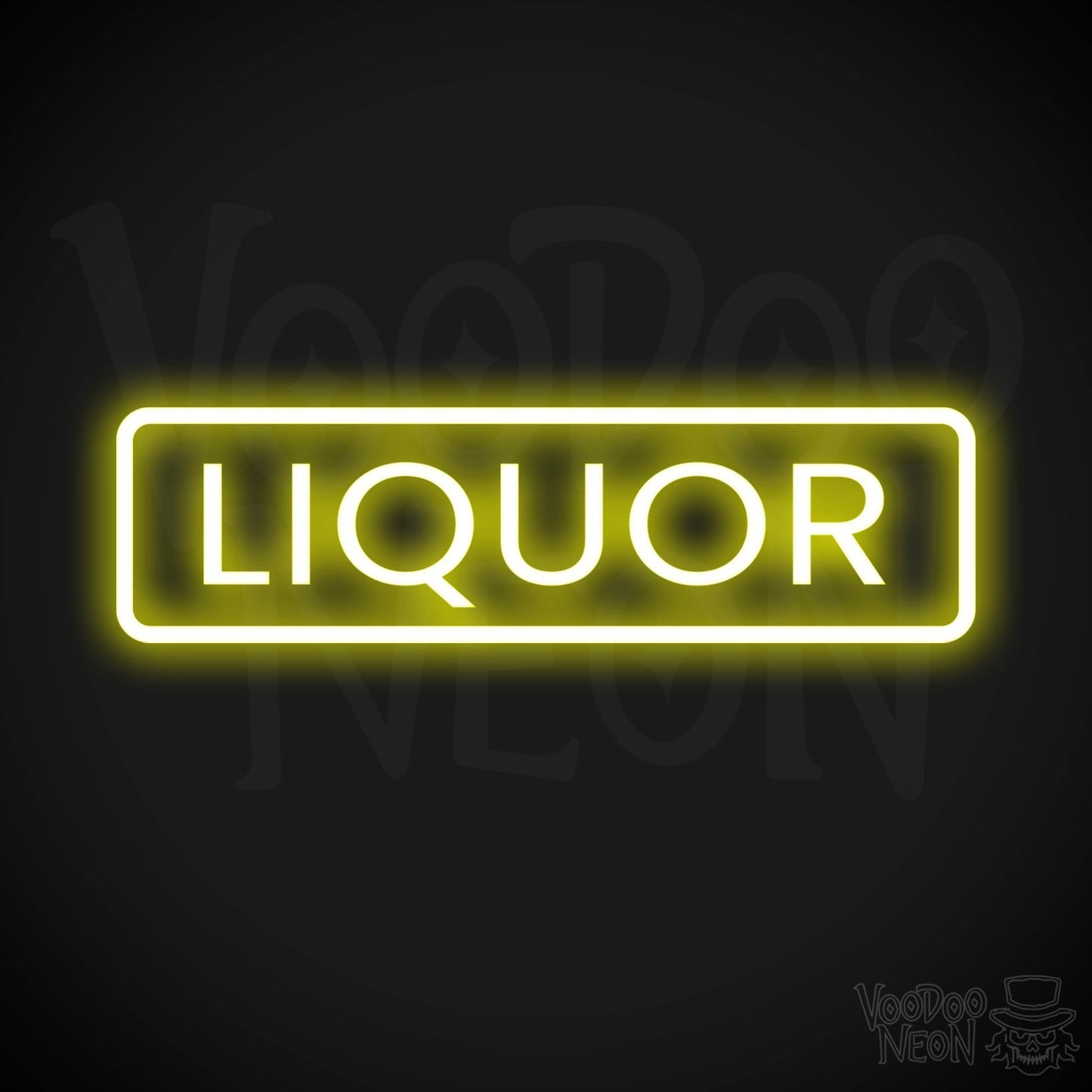 Liquor Store LED Neon - Yellow