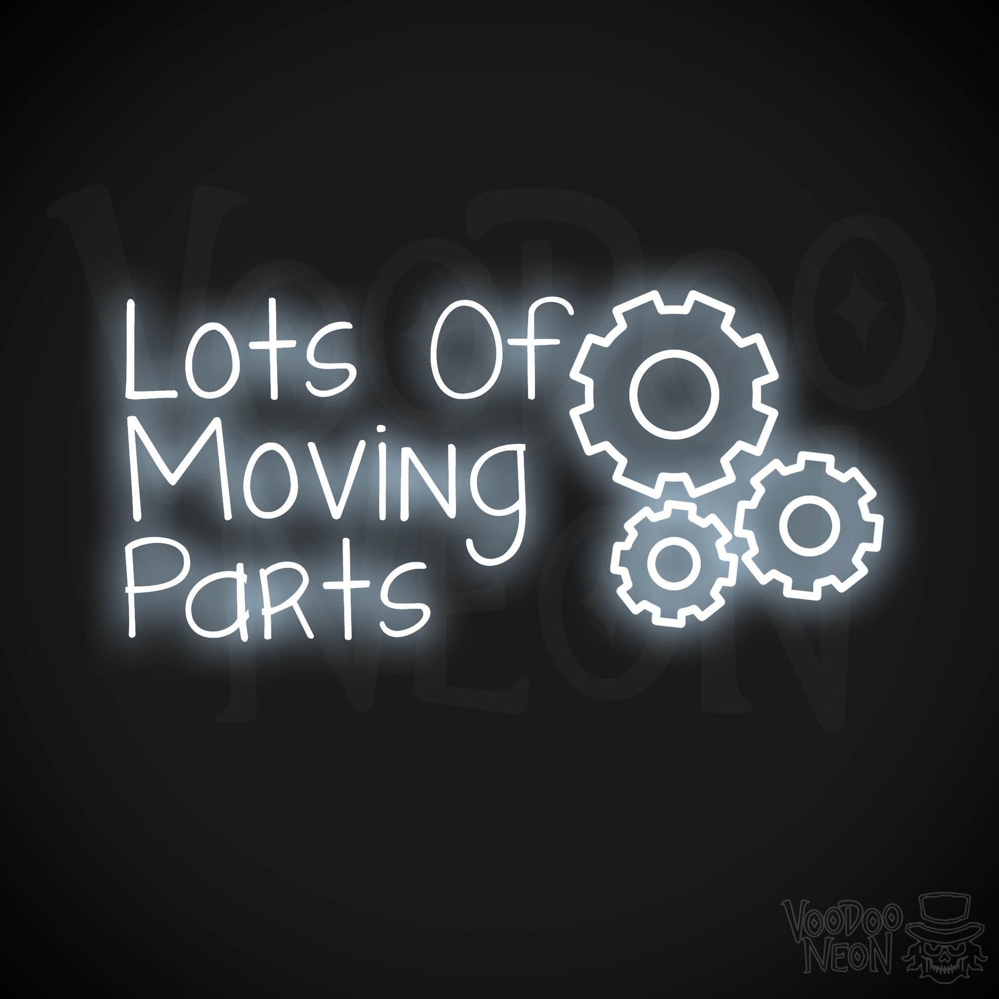 Lots Of Moving Parts LED Neon - Cool White