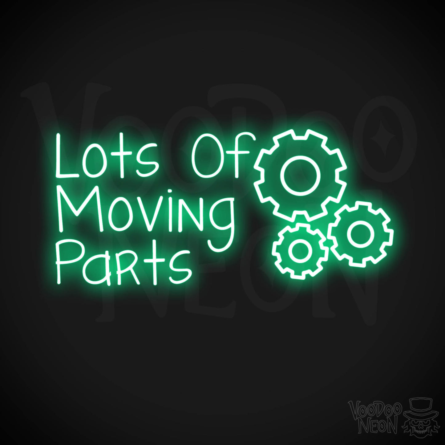 Lots Of Moving Parts LED Neon - Green