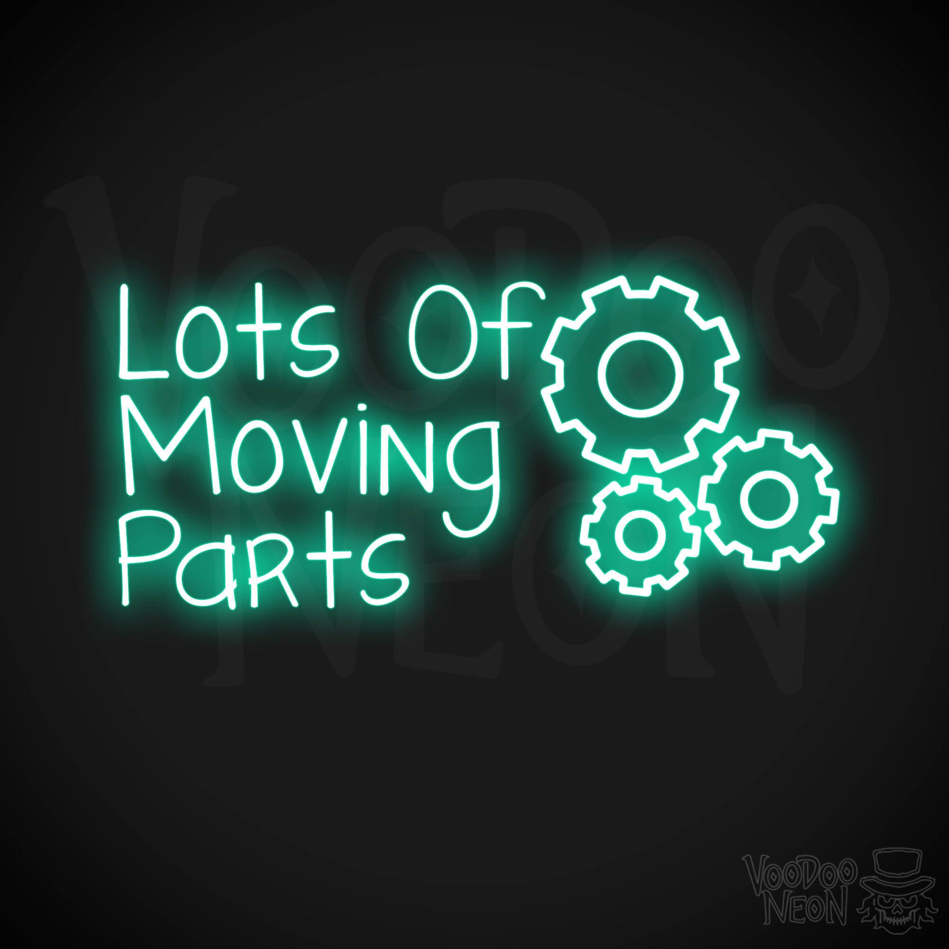 Lots Of Moving Parts LED Neon - Light Green