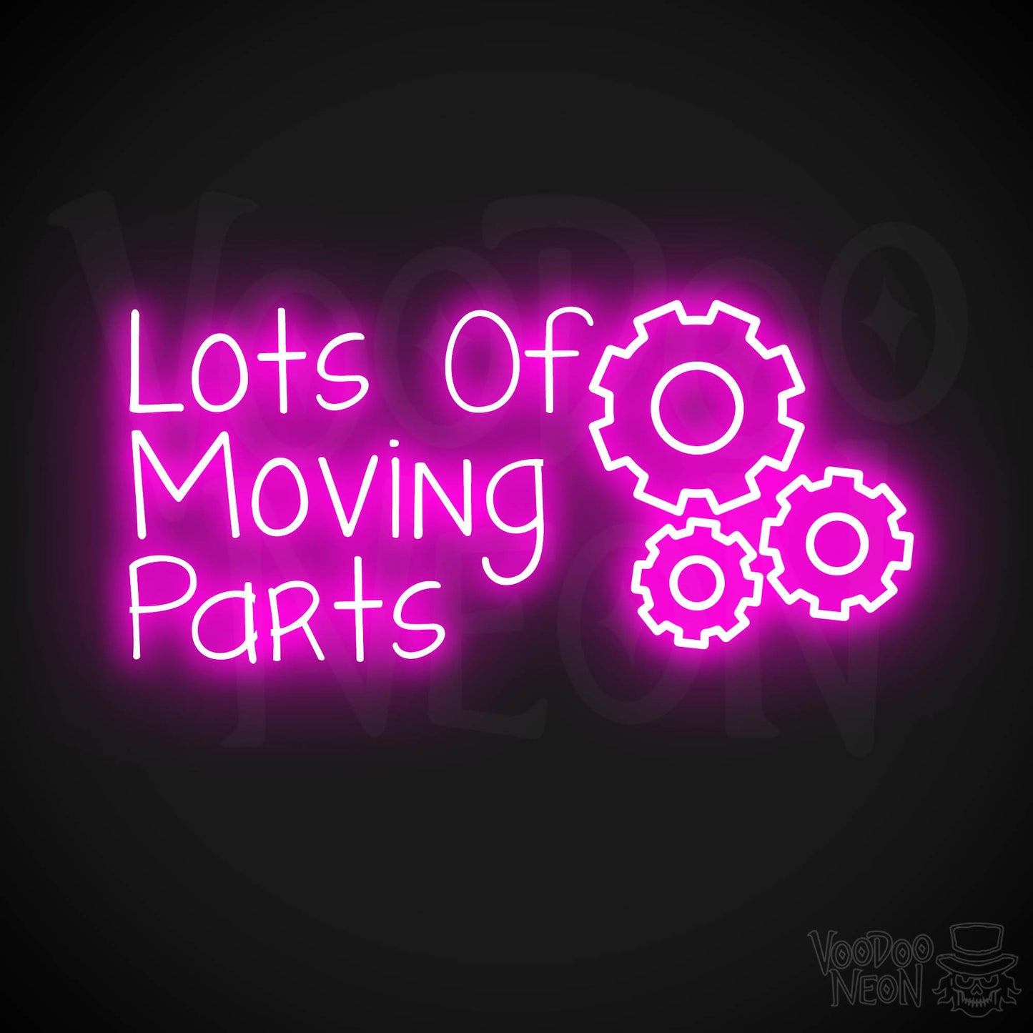 Lots Of Moving Parts LED Neon - Pink