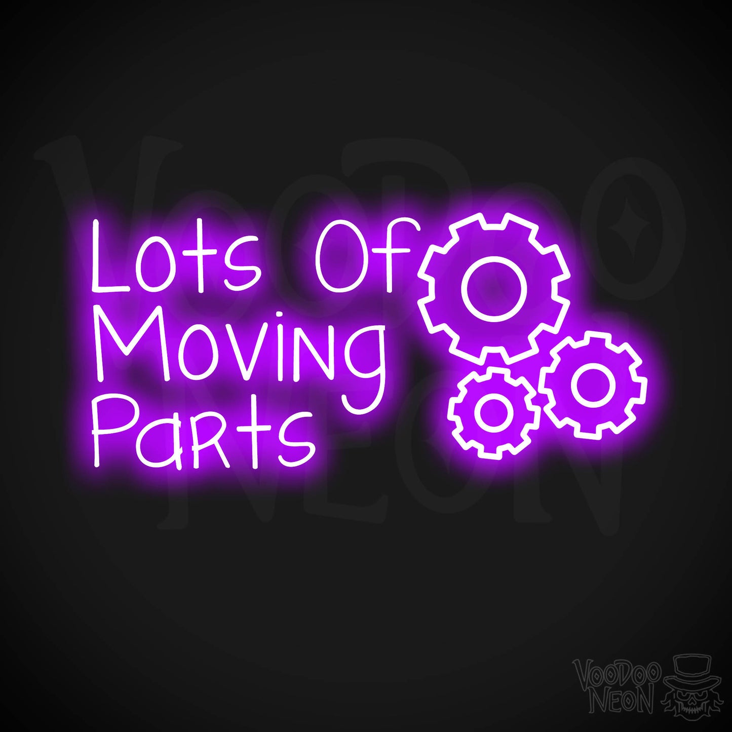 Lots Of Moving Parts LED Neon - Purple