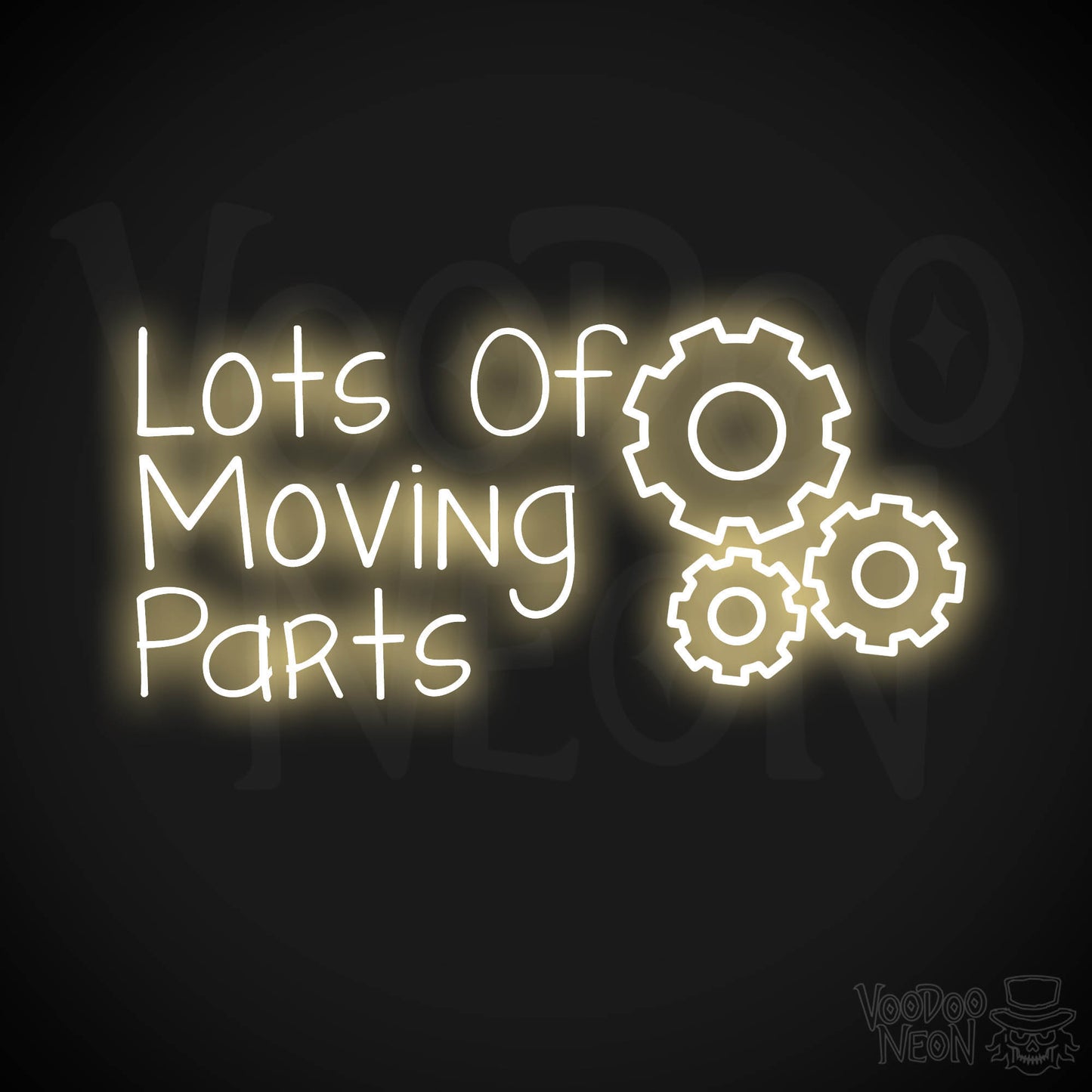 Lots Of Moving Parts LED Neon - Warm White