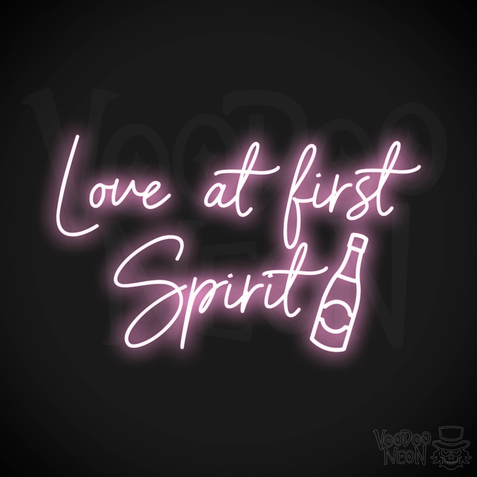 Love At First Spirit LED Neon - Light Pink