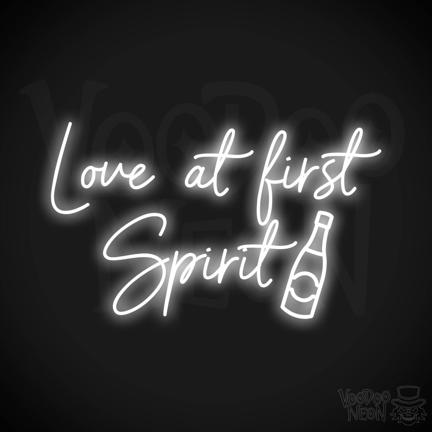 Love At First Spirit LED Neon - White