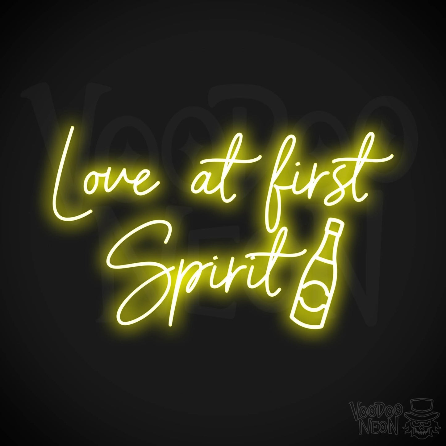 Love At First Spirit LED Neon - Yellow