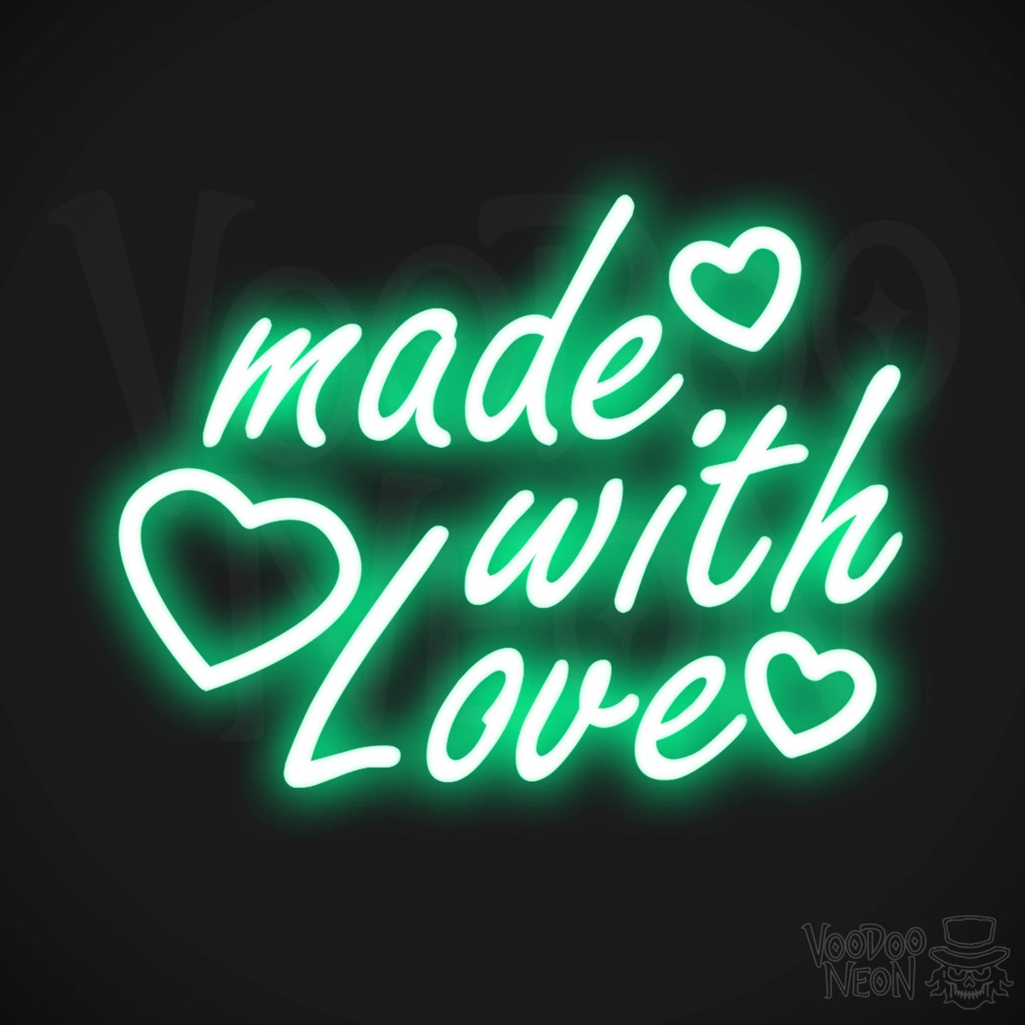 Made With Love LED Neon - Green