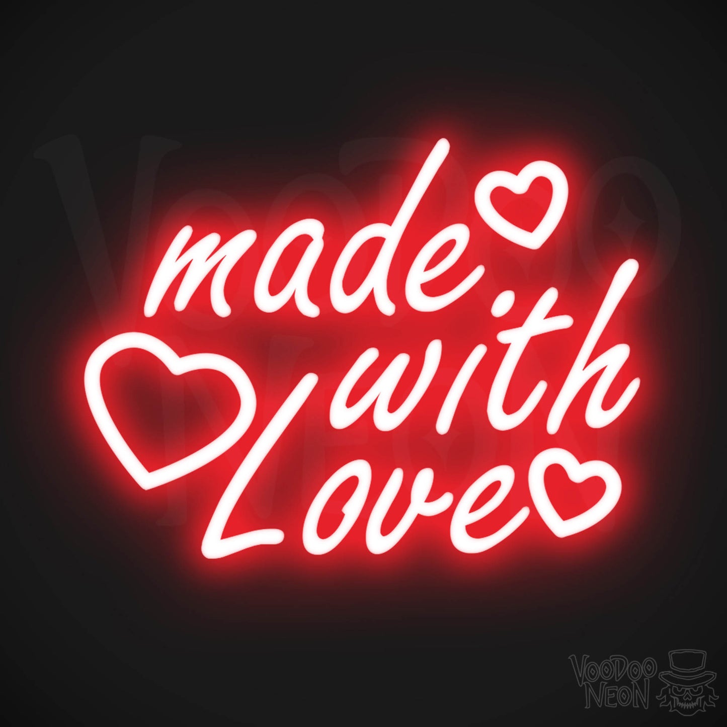 Made With Love LED Neon - Red