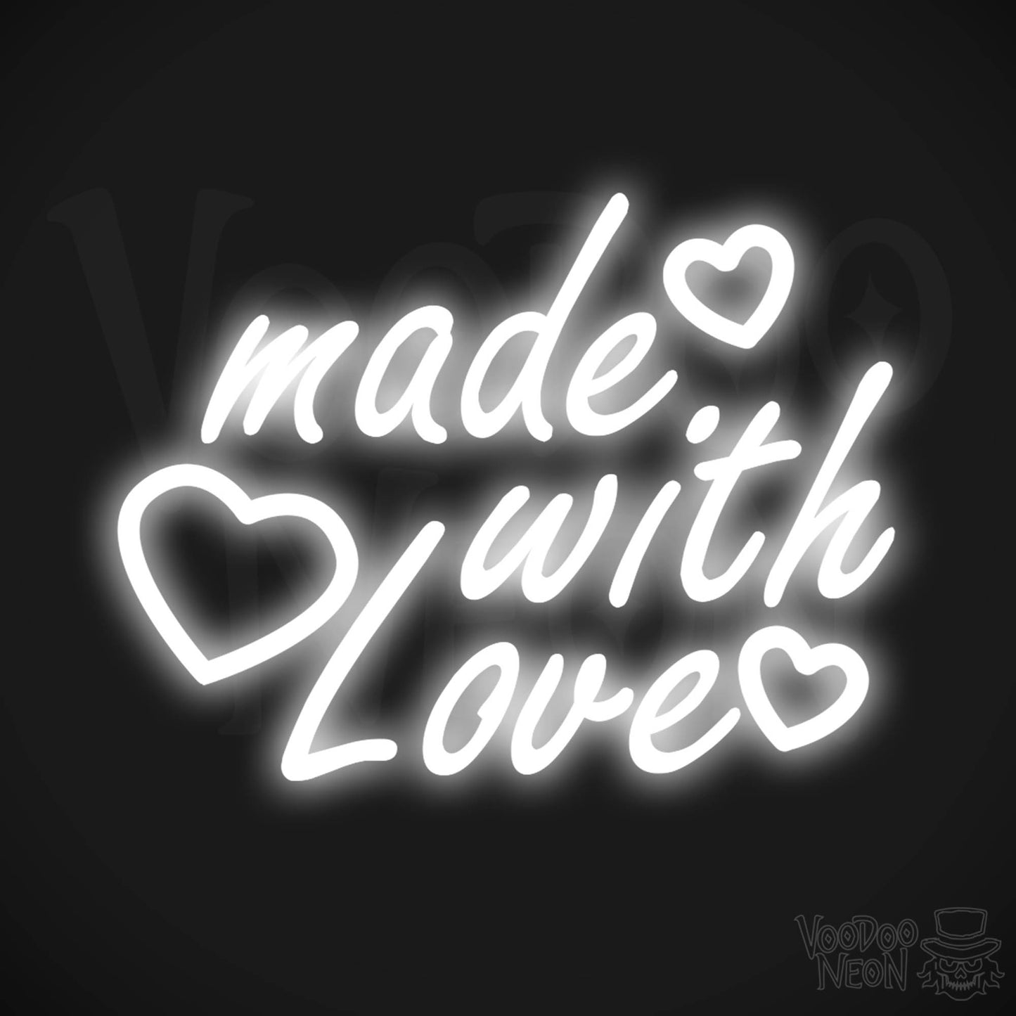 Made With Love LED Neon - White