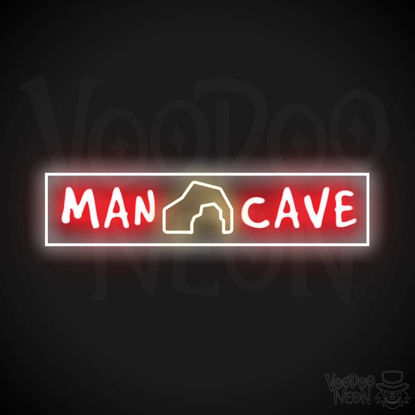 Man Cave Neon Sign - Neon Man-Cave Sign - Neon Sign for Man Cave - Color Multi-Color
