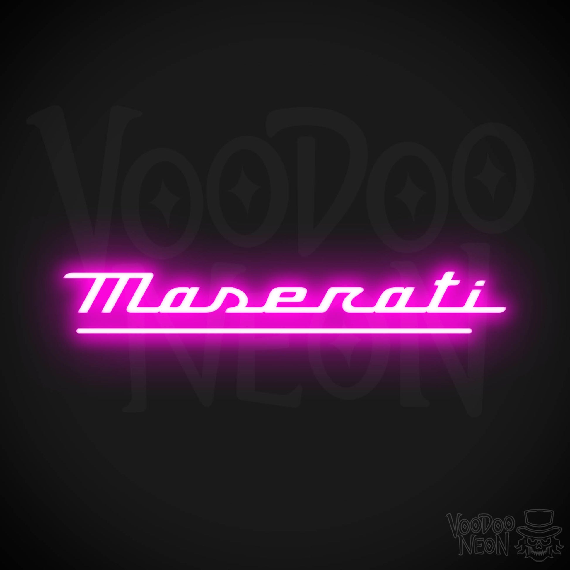 Maserati Neon Sign - Maserati Sign - Maserati Decor - Wall Art - Color Pink