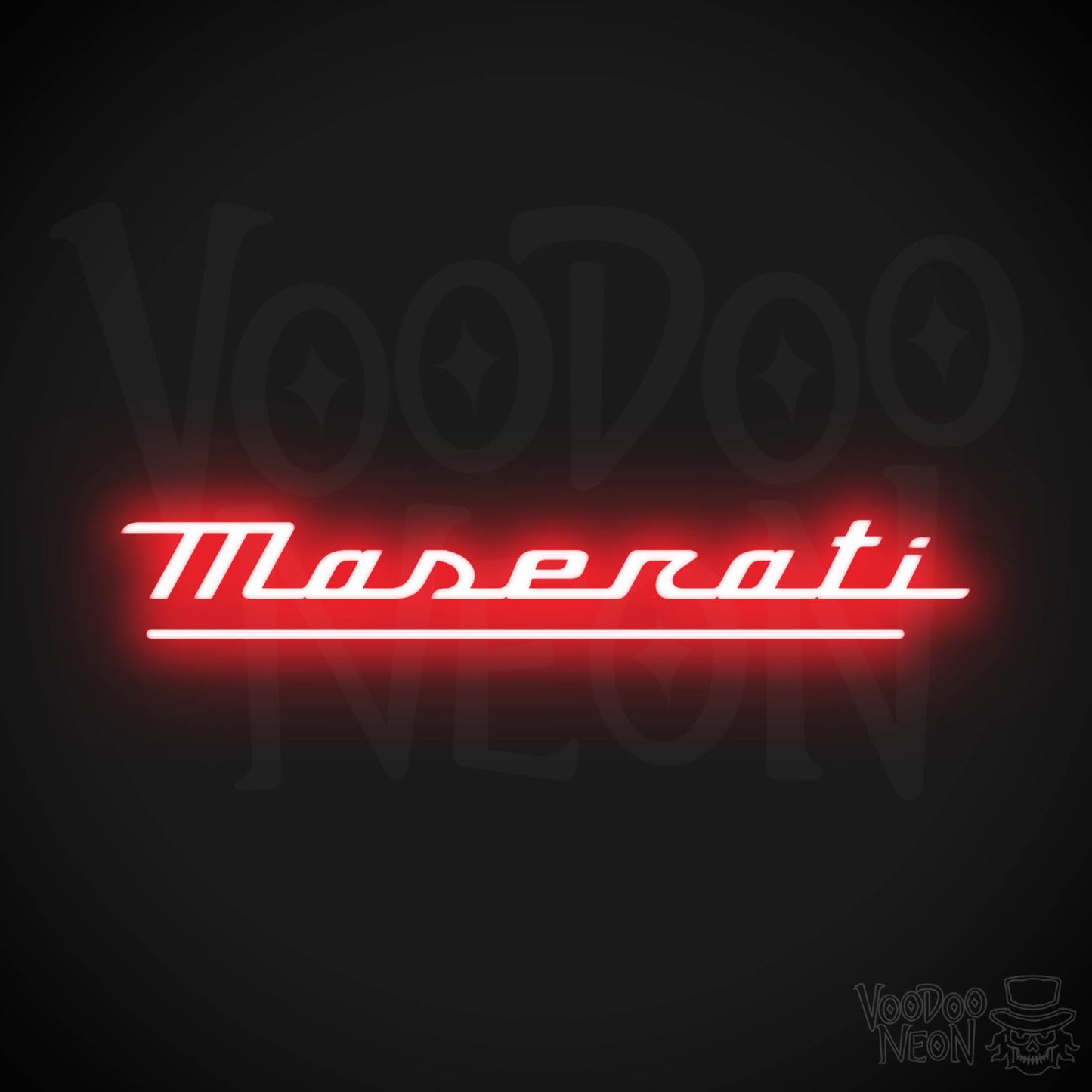 Maserati Neon Sign - Maserati Sign - Maserati Decor - Wall Art - Color Red