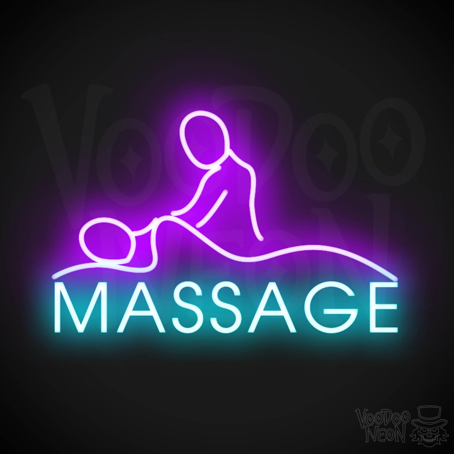 Massage Neon Sign - Neon Massage Sign - Massage Light Up Sign - Color Multi-Color