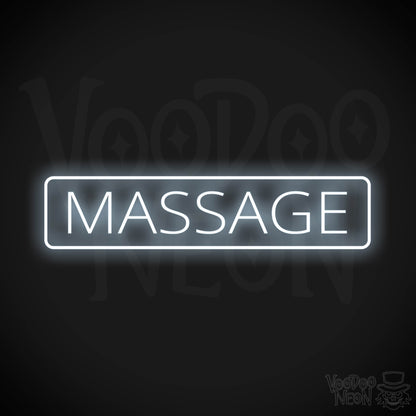 Massage Parlor LED Neon - Cool White