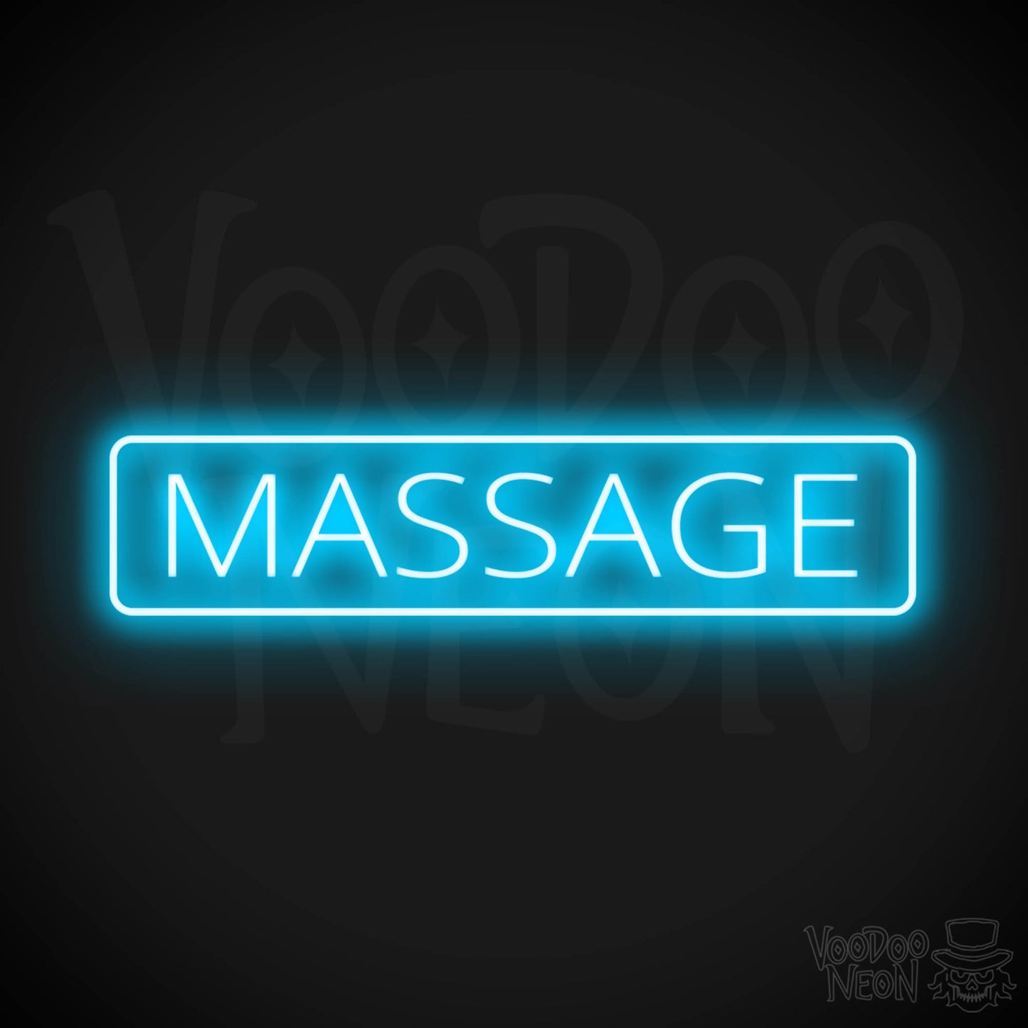 Massage Parlor LED Neon - Dark Blue