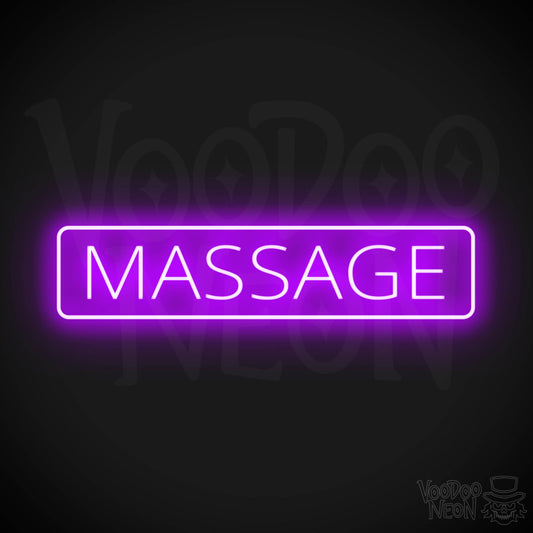 Massage Parlor LED Neon - Purple