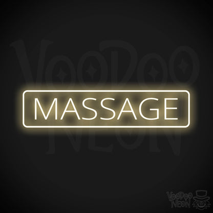 Massage Parlor LED Neon - Warm White