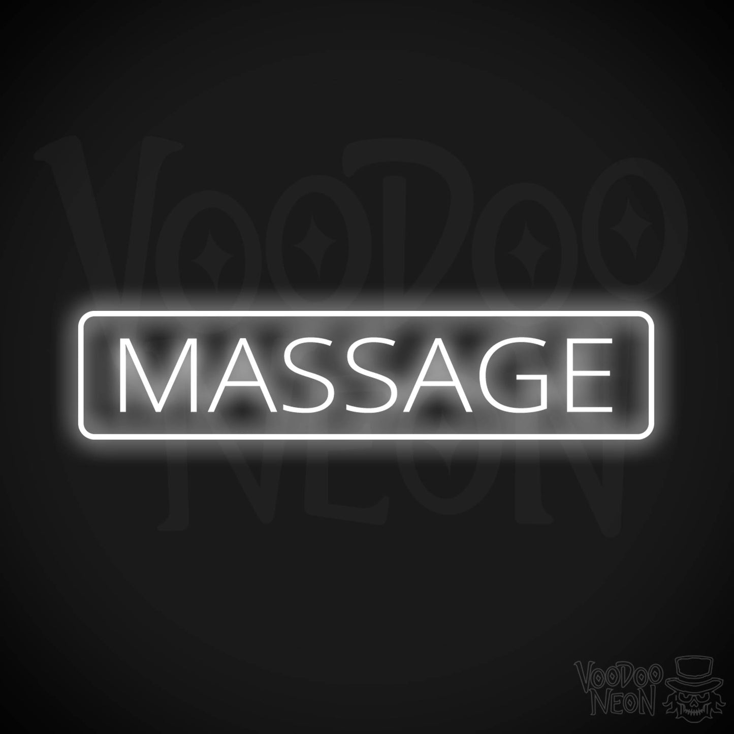 Massage Parlor LED Neon - White