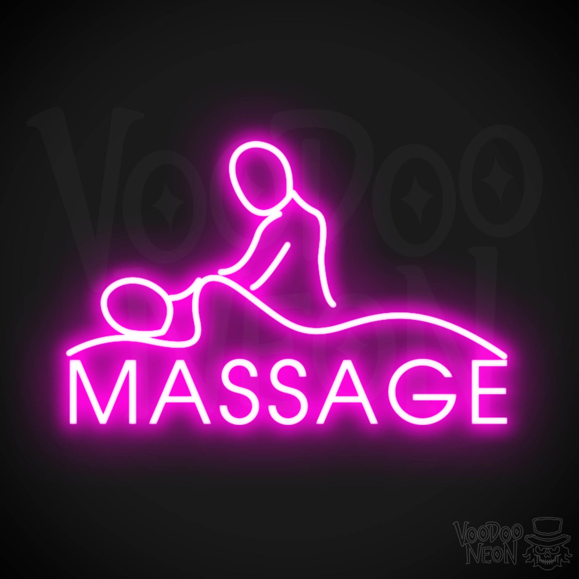Massage Neon Sign - Neon Massage Sign - Massage Light Up Sign - Color Pink