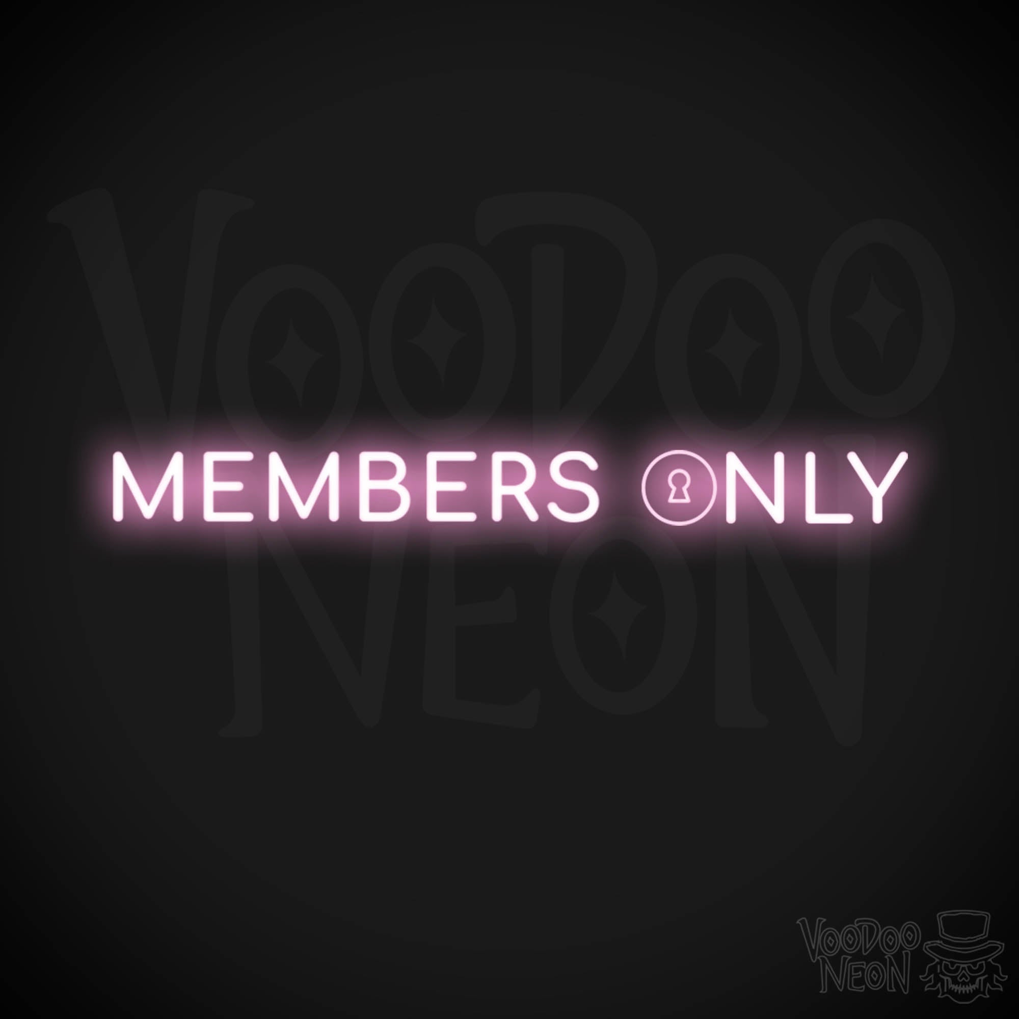 Only Sign Pink Light Pink Neon Signs & Lights - 800+ Unique Designs - Voodoo Neon