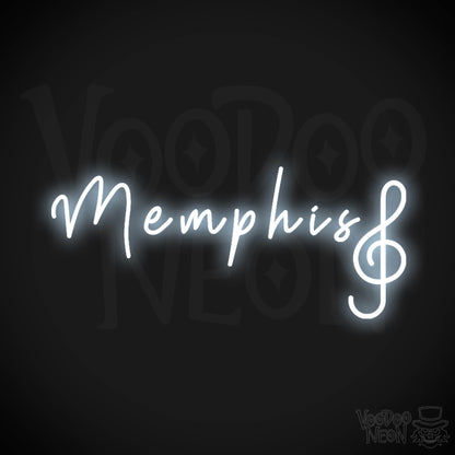 Mephis Neon Sign - Neon Mephis Sign - LED Sign - Color Cool White