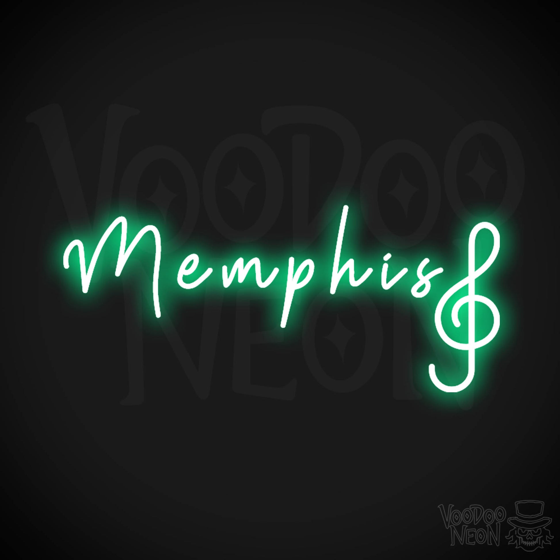 Mephis Neon Sign - Neon Mephis Sign - LED Sign - Color Green