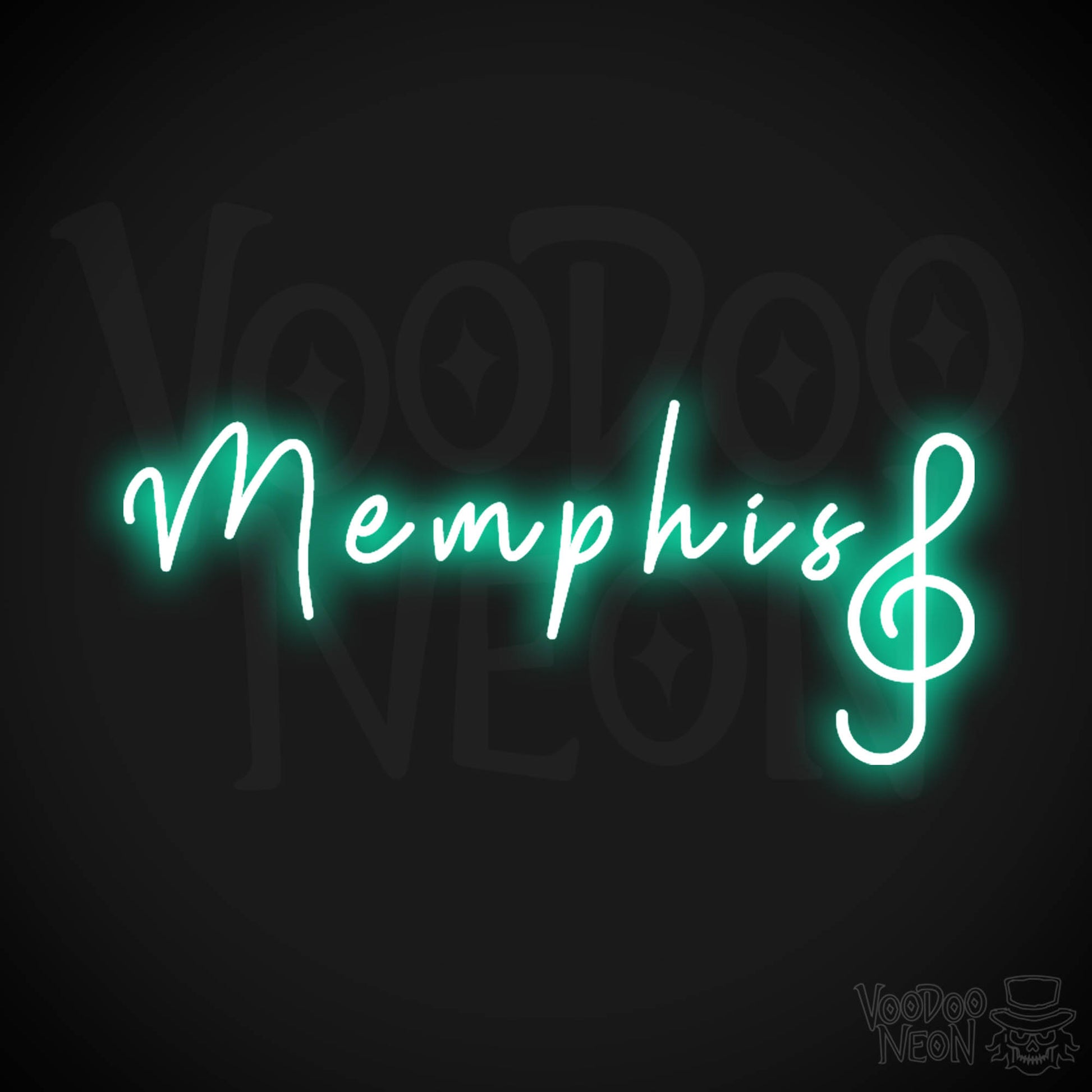 Mephis Neon Sign - Neon Mephis Sign - LED Sign - Color Light Green