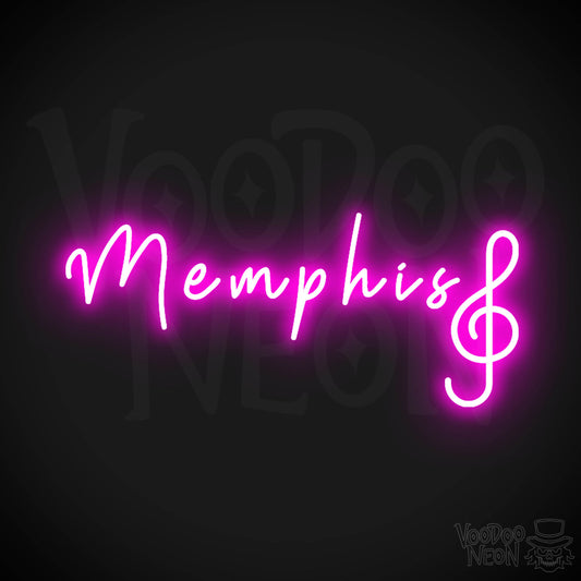 Mephis Neon Sign - Neon Mephis Sign - LED Sign - Color Pink