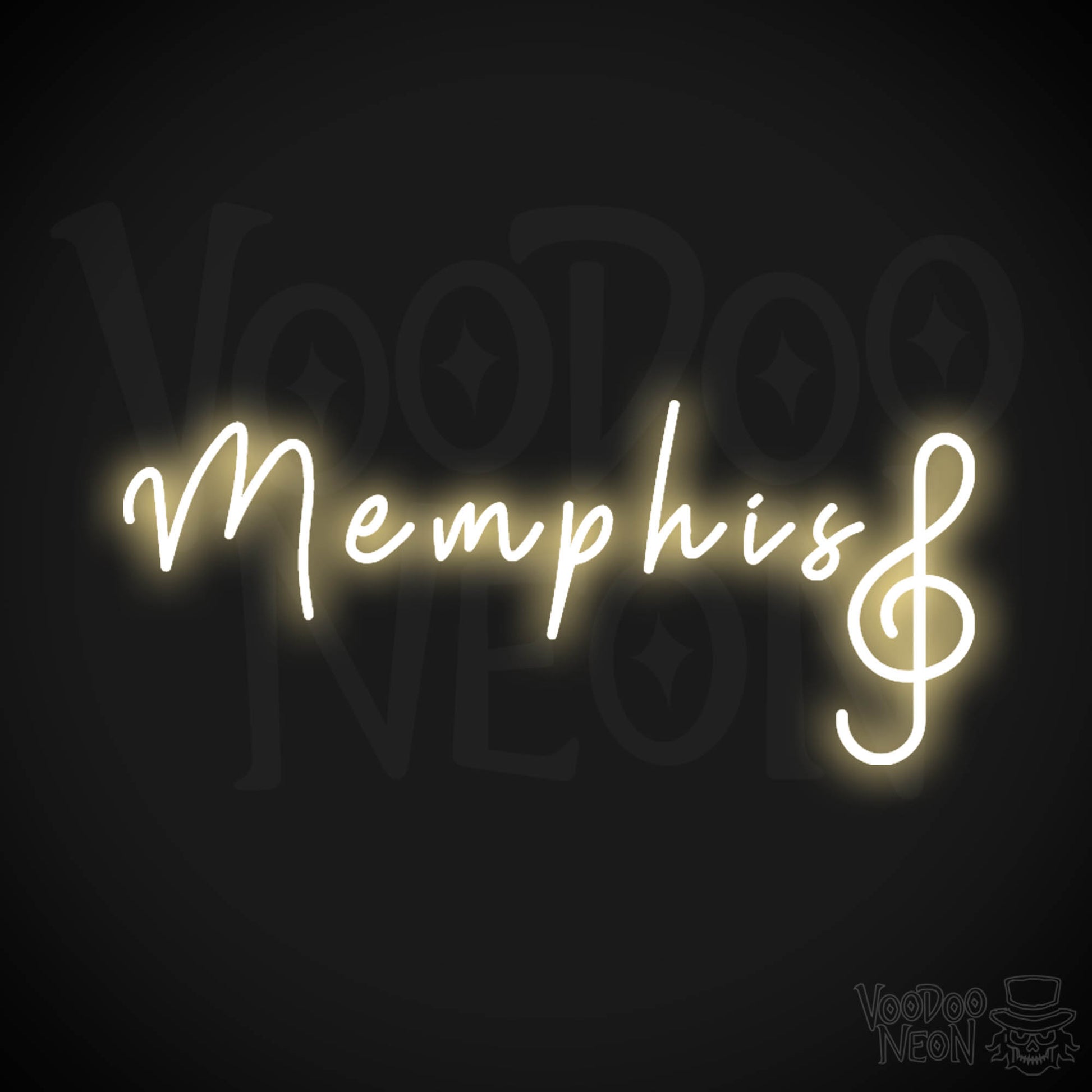 Mephis Neon Sign - Neon Mephis Sign - LED Sign - Color Warm White