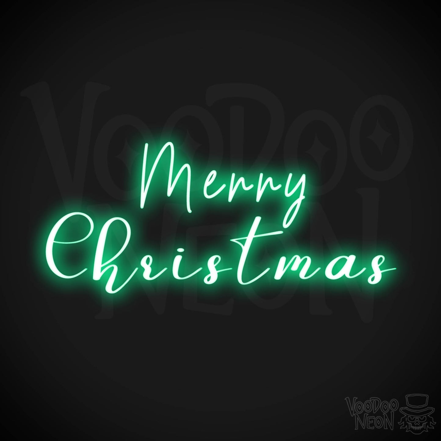 Merry Christmas Neon Sign - Neon Merry Christmas Sign - Neon Wall Art - Color Green