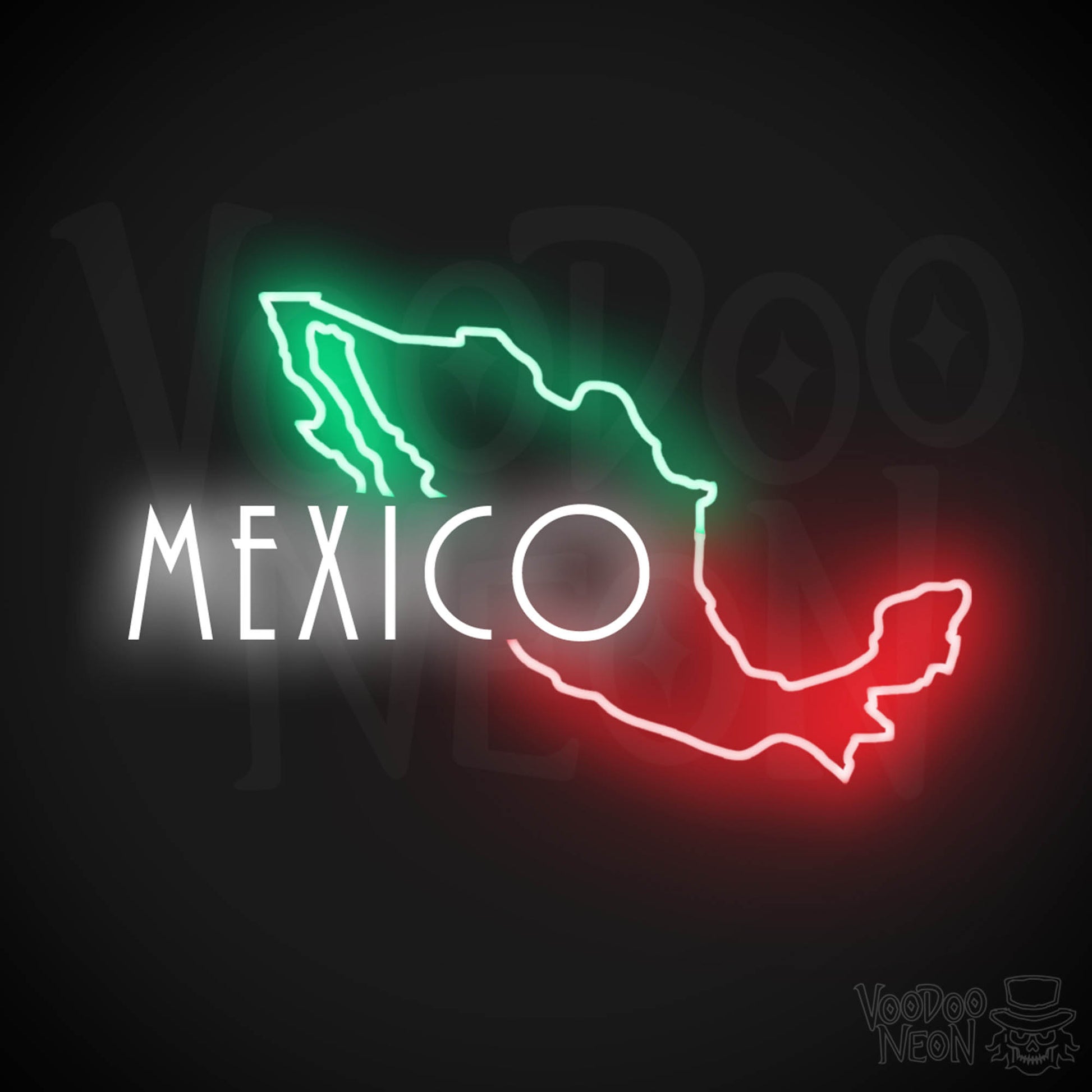 Mexico Neon Sign - Neon Mexico Sign - LED Sign - Color Multi-Color