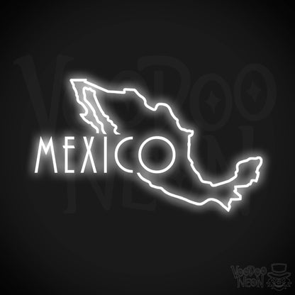 Mexico Neon Sign - Neon Mexico Sign - LED Sign - Color White