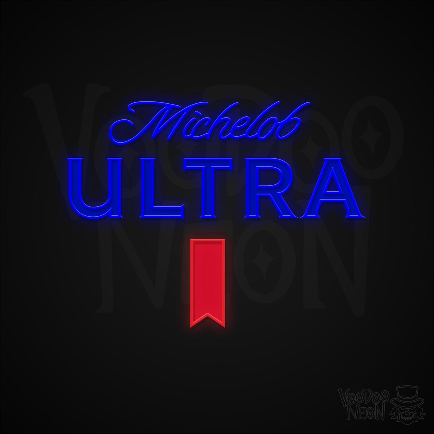 Michelob Ultra Neon Sign - Multi-Color - Blackwall