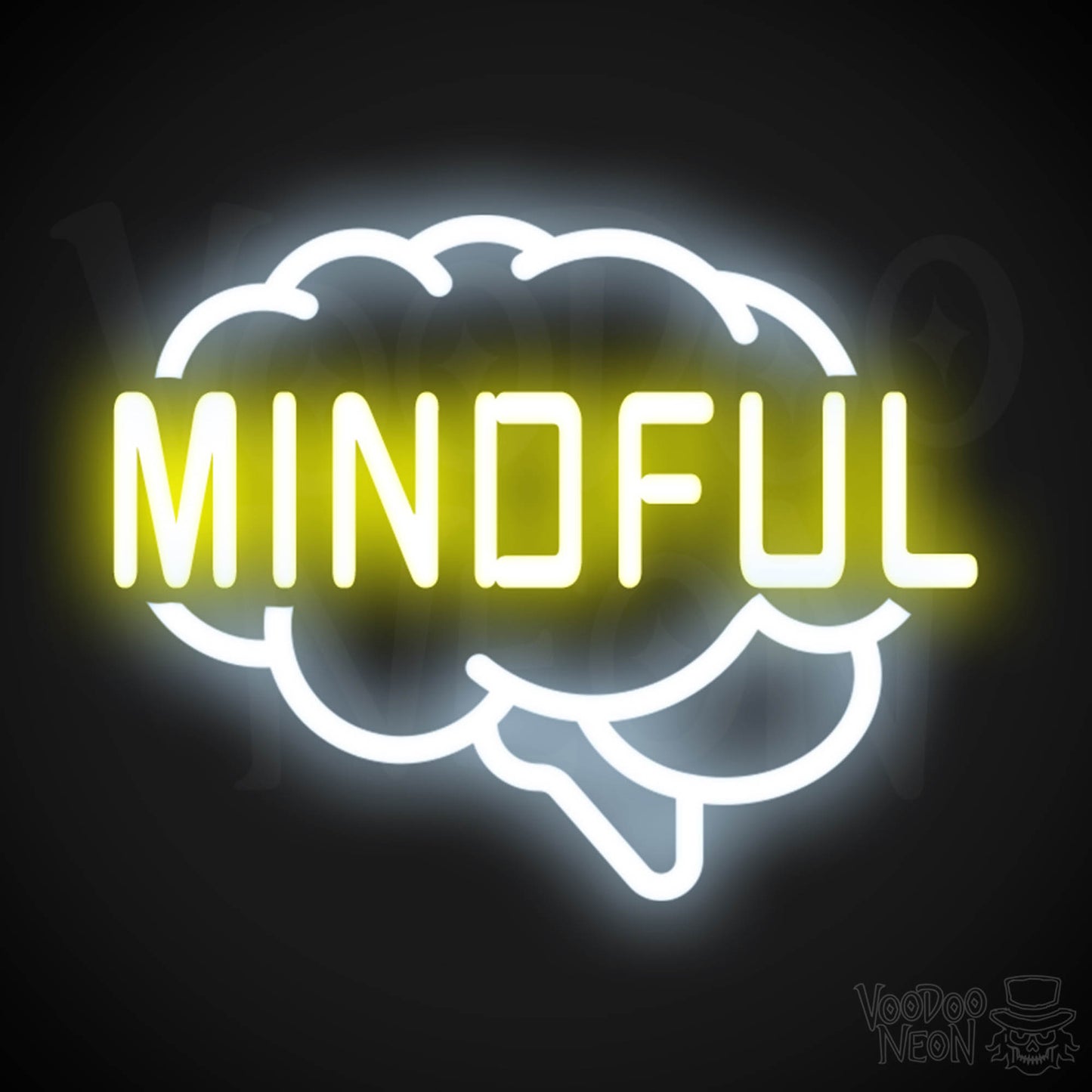 Mindful Neon Sign - Neon Mindful Sign - LED Sign - Color Multi-Color
