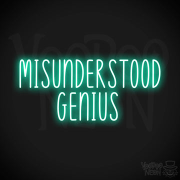 Misunderstood Genius LED Neon - Light Green