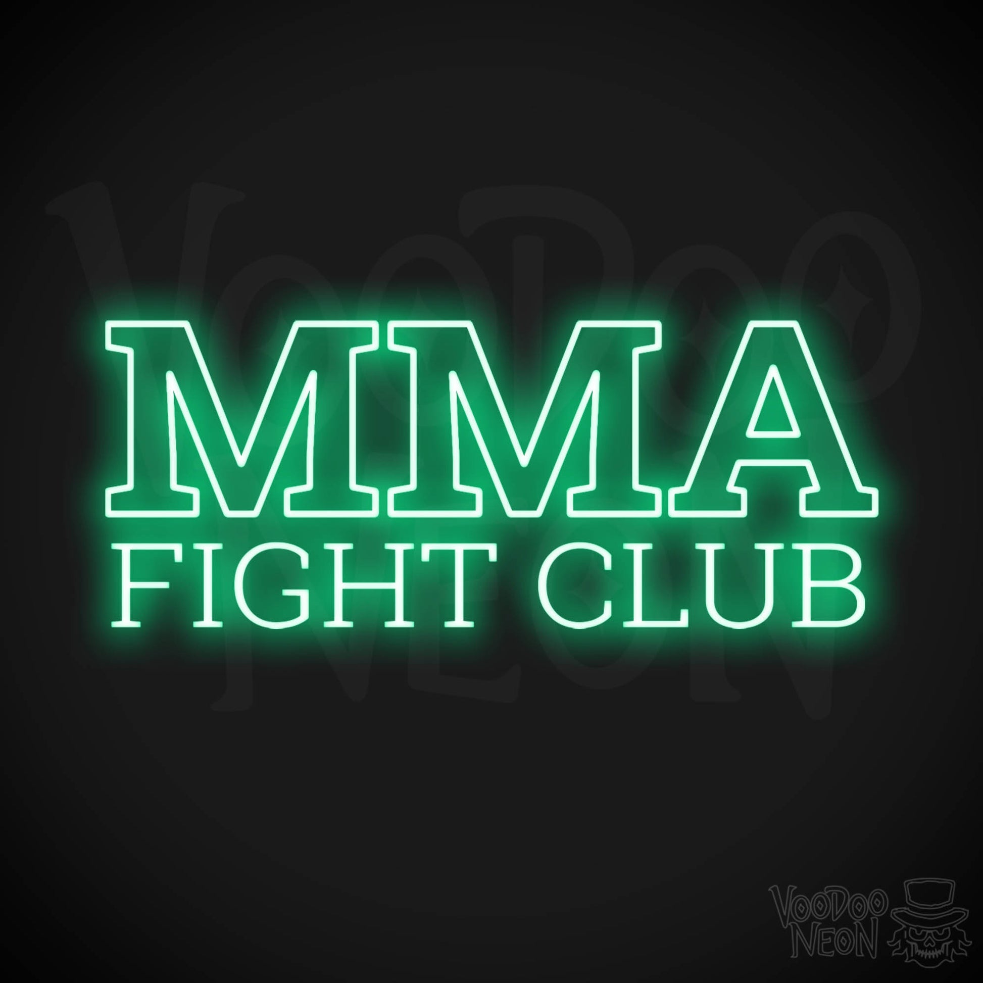 MMA Gym LED Neon - Green