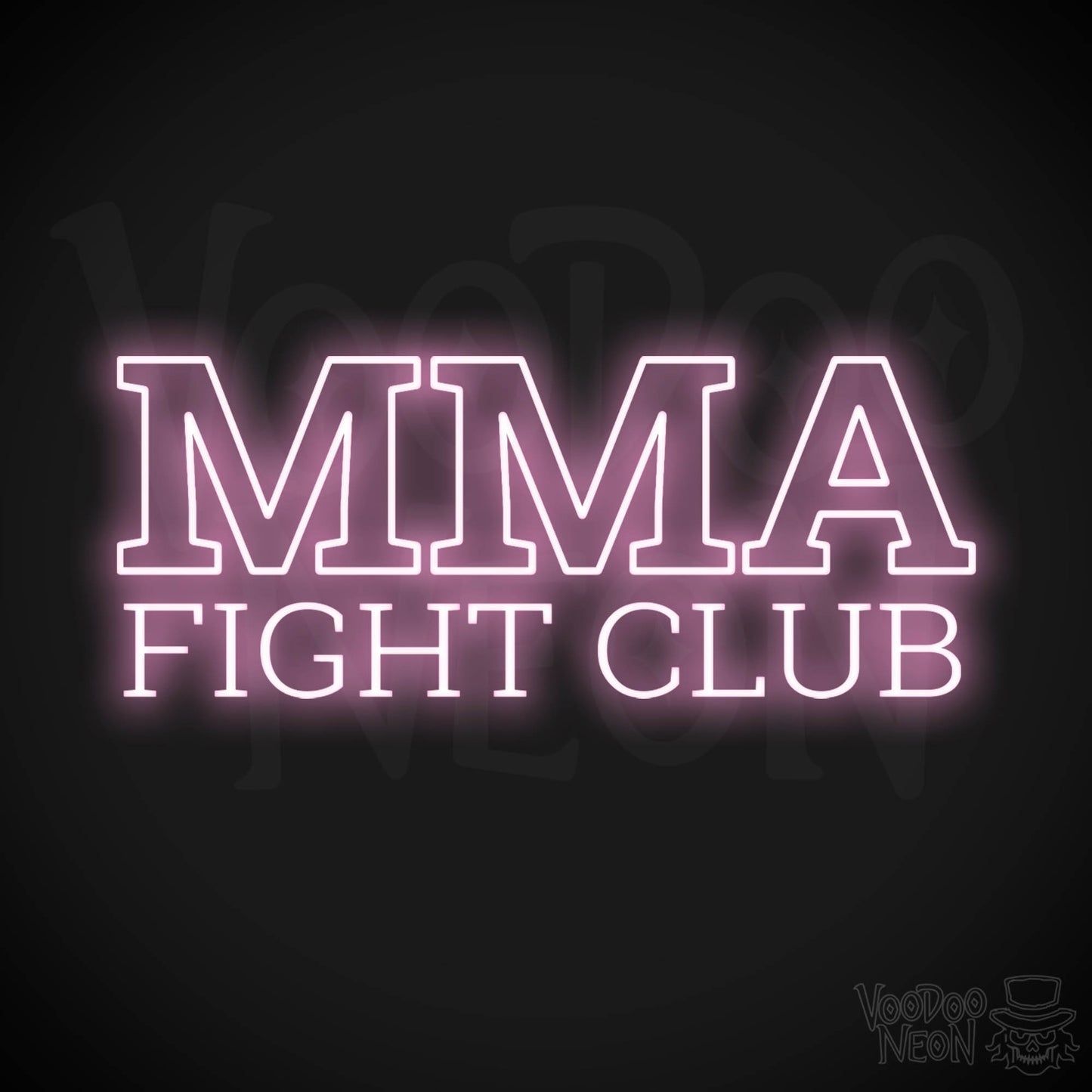 MMA Gym LED Neon - Light Pink