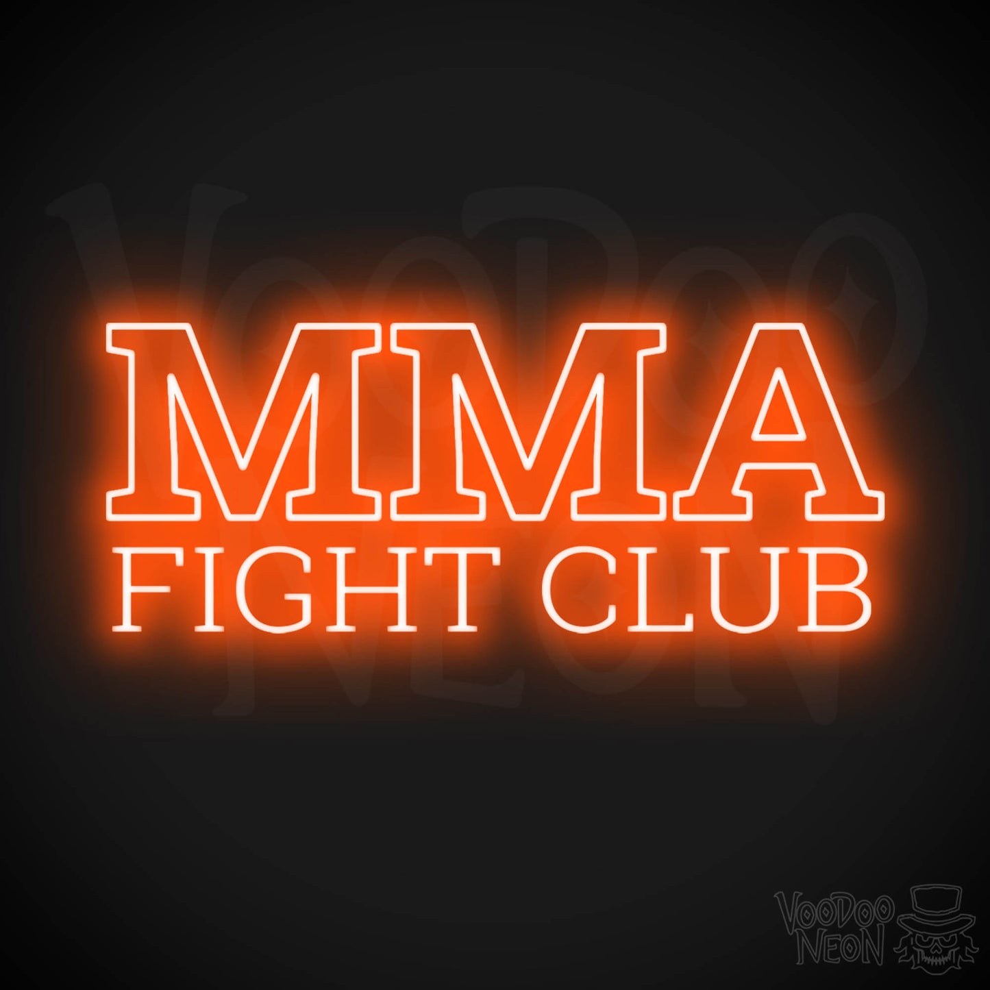 MMA Gym LED Neon - Orange