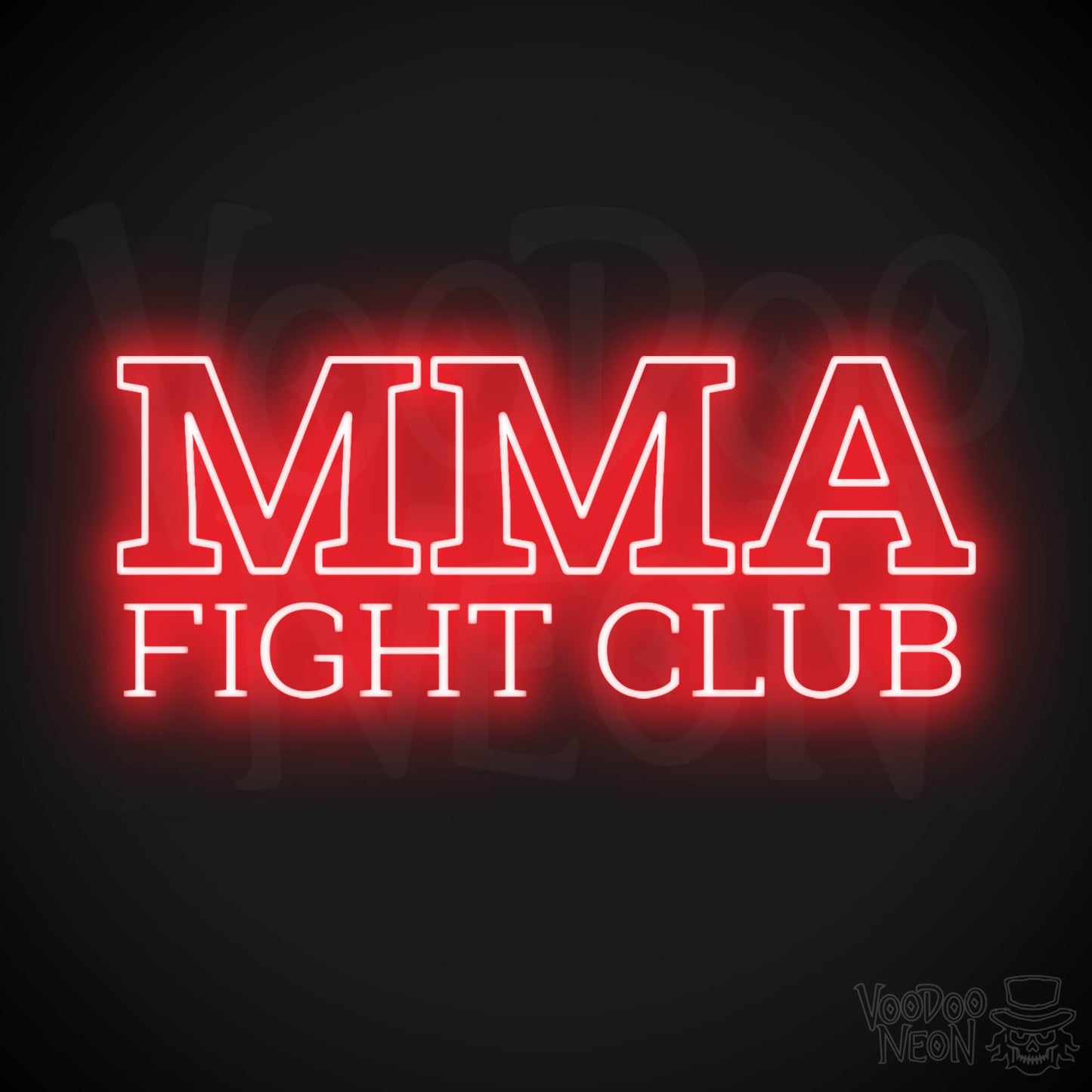 MMA Gym LED Neon - Red
