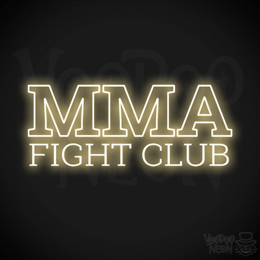 MMA Gym LED Neon - Warm White