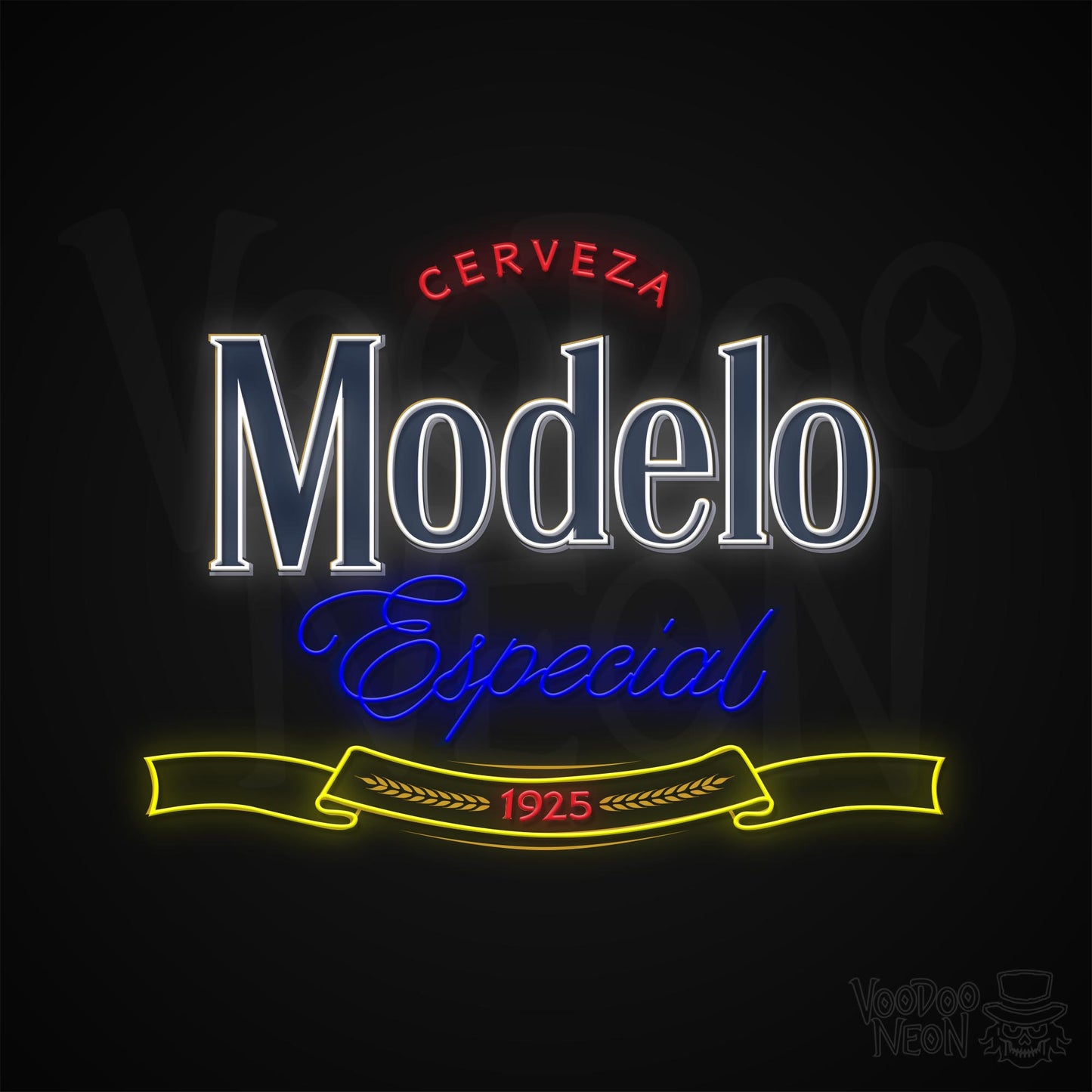 Modelo Especial Neon Sign - Multi-Color - Blackwall