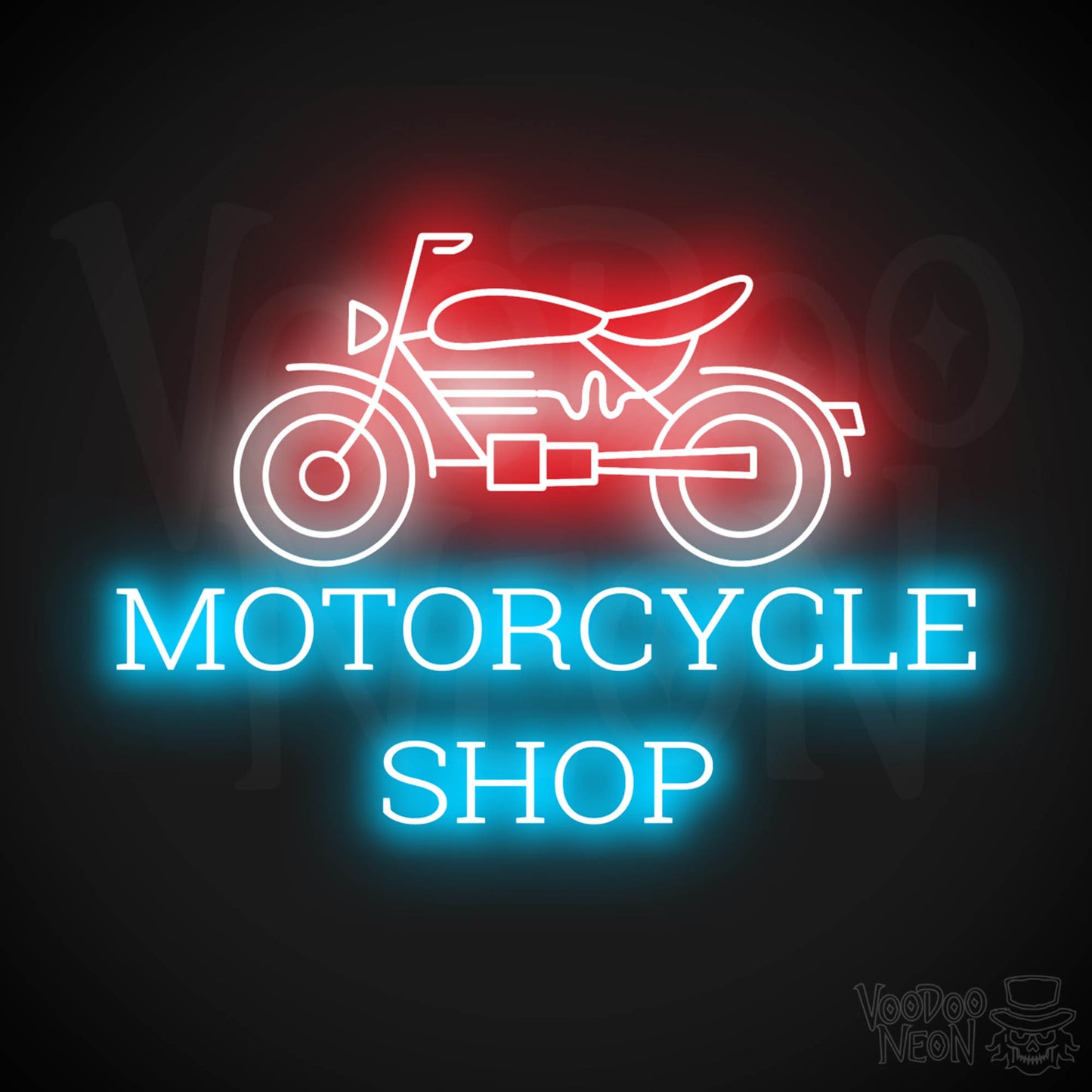 Motorcycle Shop LED Neon - Multi-Color
