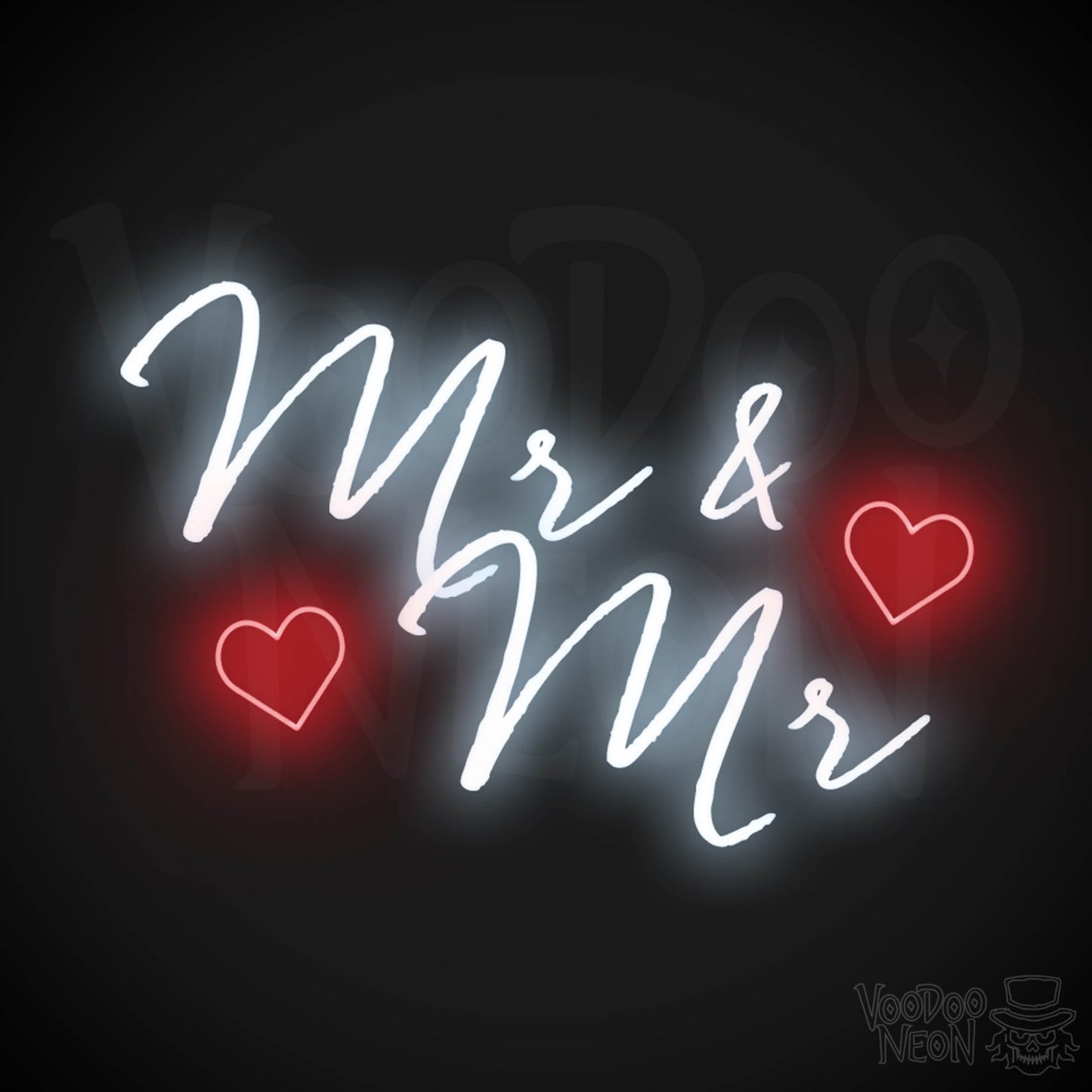 Mr & Mr Neon Sign - Neon Mr & Mr Sign - Wedding LED Sign - Color Multi-Color