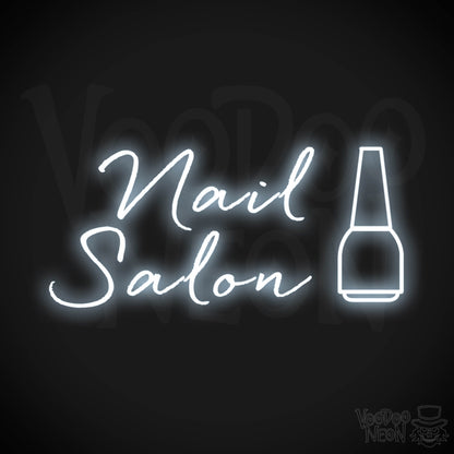 Nail Salon Neon Sign| Nail Salon Sign - LED Neon Wall Art - Color Cool White